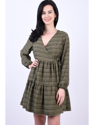 Rochie Pieces Alina Wrap Forest Night